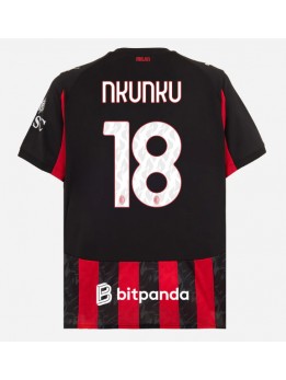 AC Milan Christopher Nkunku #18 Domaci Dres 2025-26 Kratak Rukavima